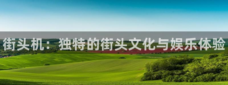 杏悦娱乐注册地址在哪里查询：街头机：独特的街头文化与娱乐体验
